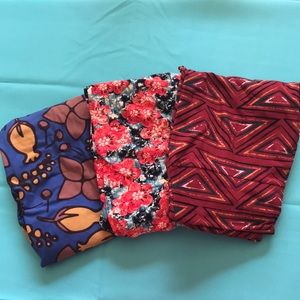 NWOT! Lula Roe Leggings OS Set#3